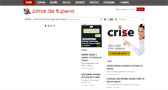 Desktop Screenshot of jornaldeitupeva.com.br